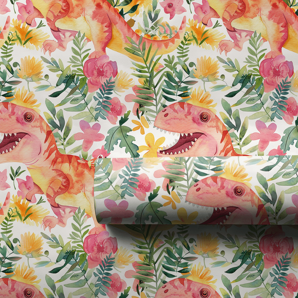T - Rex Fest - Wrapping Paper - Aspen & Arlo