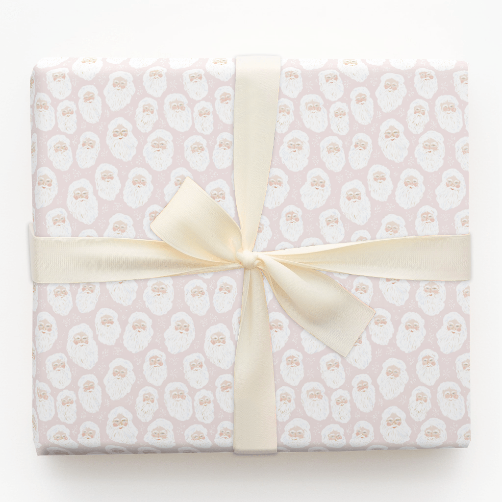 Ho Ho In Pink - Wrapping Paper - Aspen & Arlo