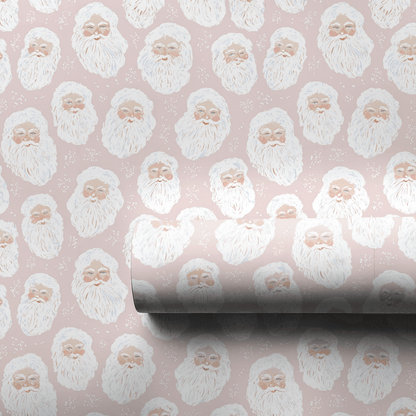 Ho Ho In Pink - Wrapping Paper - Aspen & Arlo