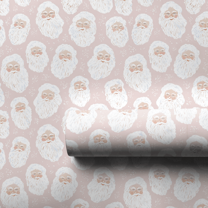 Ho Ho In Pink - Wrapping Paper - Aspen & Arlo
