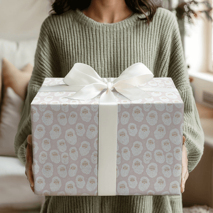 Ho Ho In Pink - Wrapping Paper - Aspen & Arlo