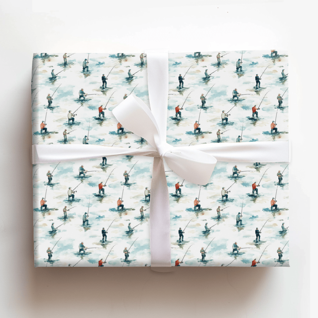 Catch My Line - Wrapping Paper - Aspen & Arlo