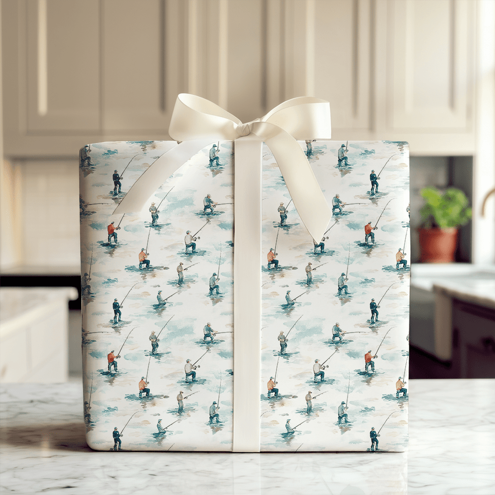 Catch My Line - Wrapping Paper - Aspen & Arlo