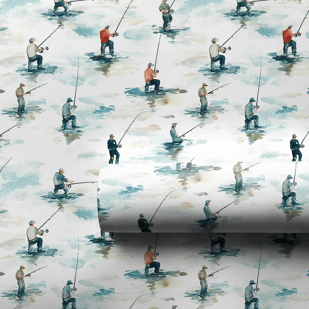 Catch My Line - Wrapping Paper - Aspen & Arlo