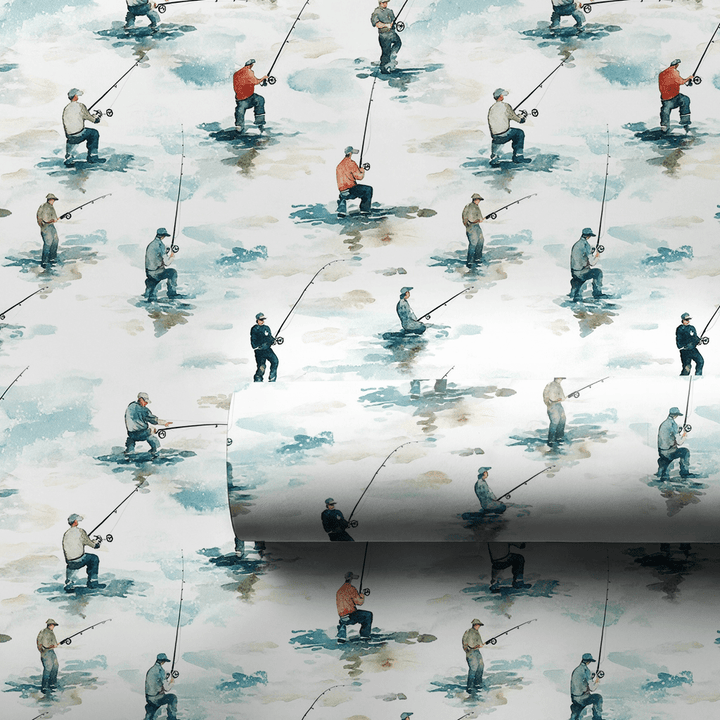 Catch My Line - Wrapping Paper - Aspen & Arlo