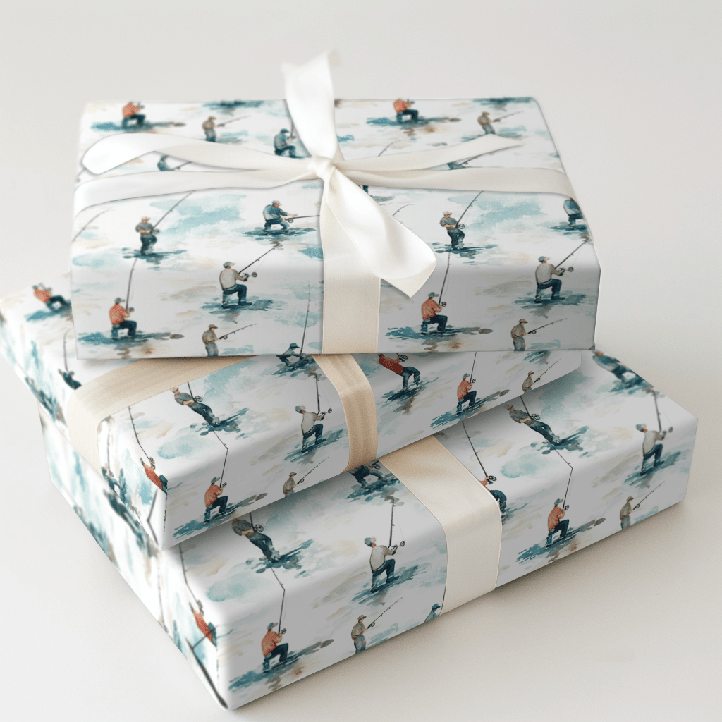 Catch My Line - Wrapping Paper - Aspen & Arlo