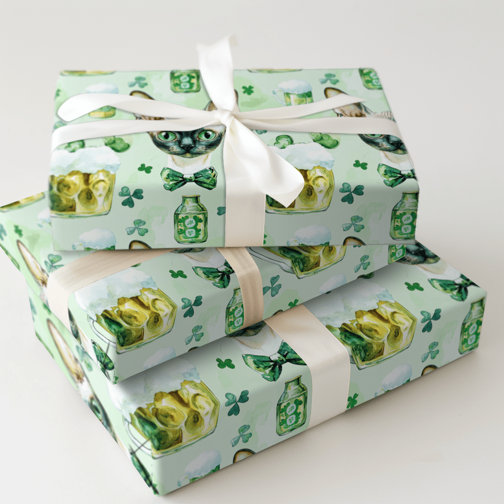 Brews with the Devon Rex - Wrapping Paper - Aspen & Arlo