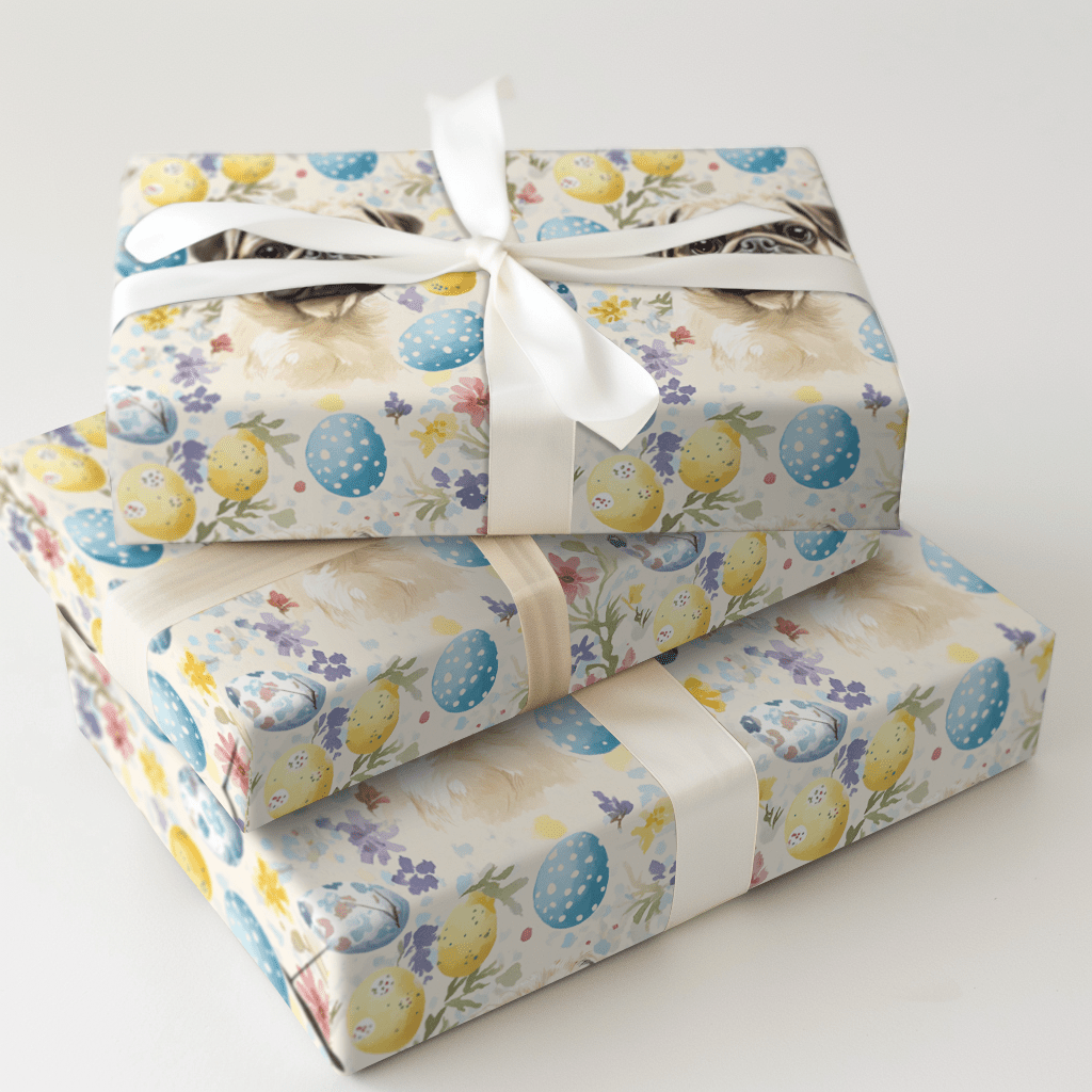 Easter Eggs with the Fawn - Wrapping Paper - Aspen & Arlo