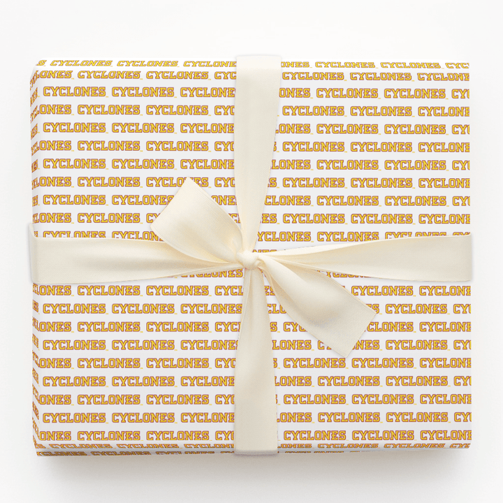 Cyclones Wordmark - Wrapping Paper - Aspen & Arlo