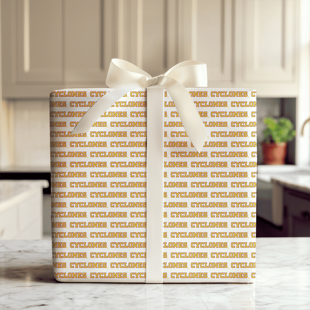 Cyclones Wordmark - Wrapping Paper - Aspen & Arlo