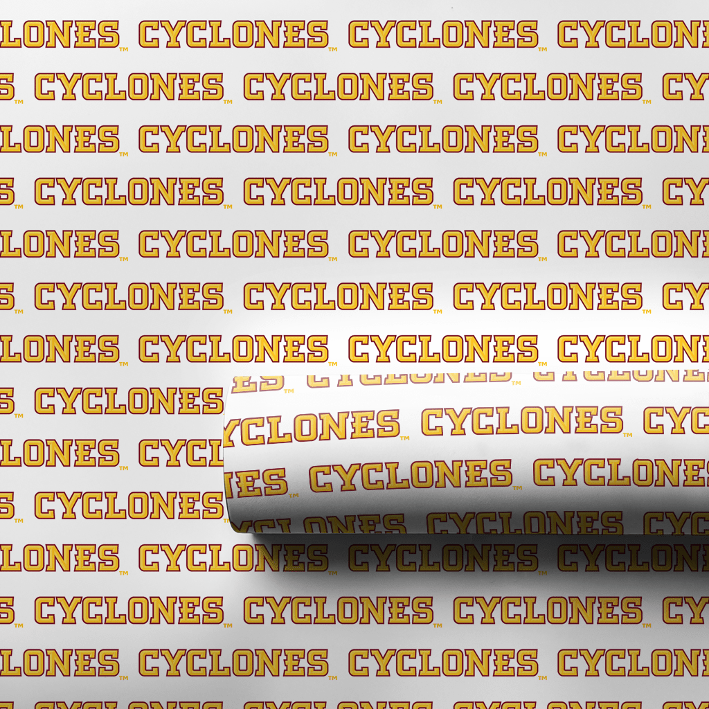 Cyclones Wordmark - Wrapping Paper - Aspen & Arlo