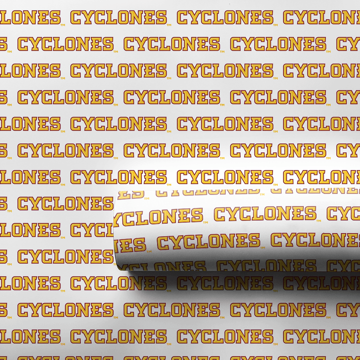 Cyclones Wordmark - Wrapping Paper - Aspen & Arlo
