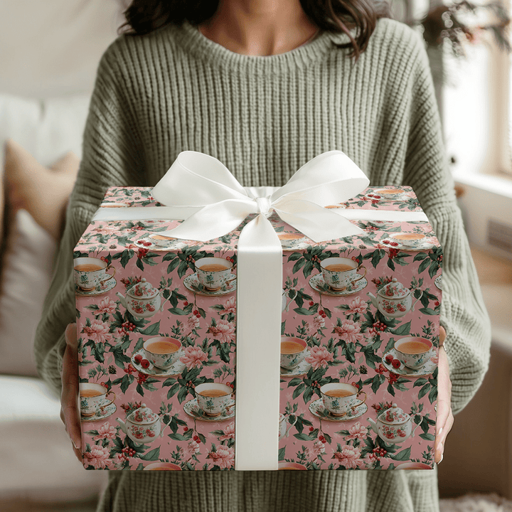 Holiday Tea - Wrapping Paper - Aspen & Arlo