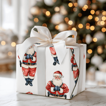 Santa's Got the Law - Wrapping Paper - Aspen & Arlo