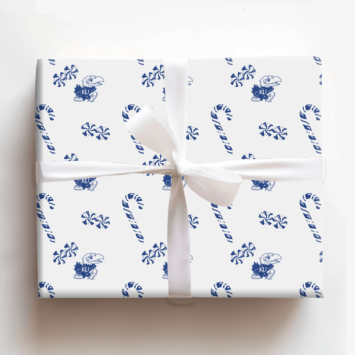 KU Peppermints - Wrapping Paper - Aspen & Arlo