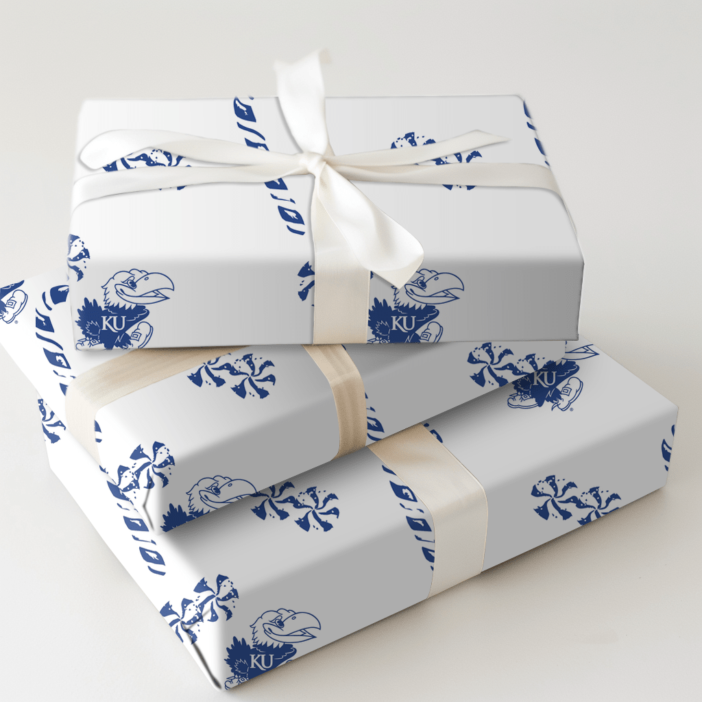 KU Peppermints - Wrapping Paper - Aspen & Arlo