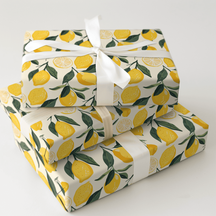 Lemon Lane - Wrapping Paper - Aspen & Arlo