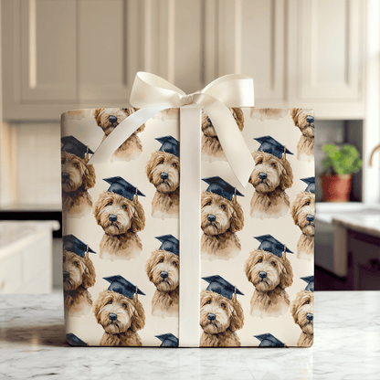 Grad Dog - Wrapping Paper - Aspen & Arlo