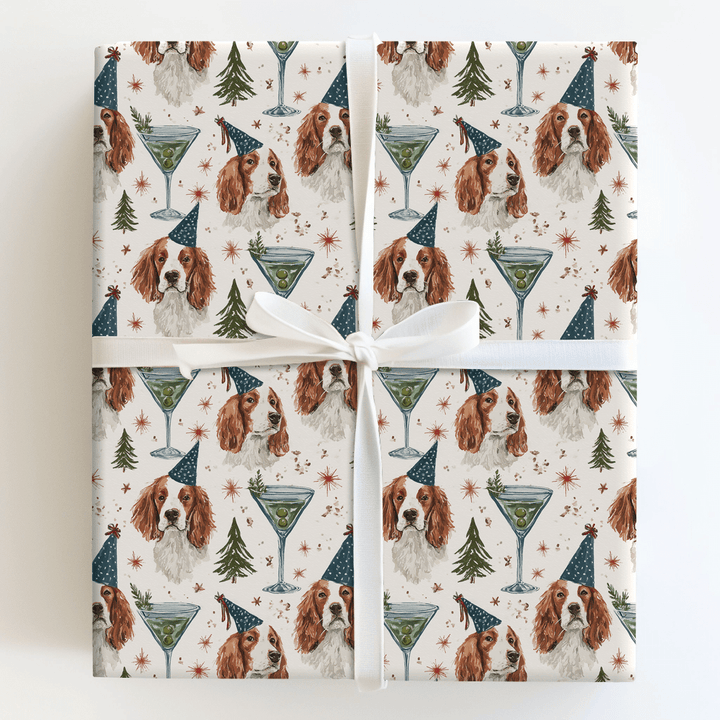 Cheers to the Brittanys - Wrapping Paper - Aspen & Arlo