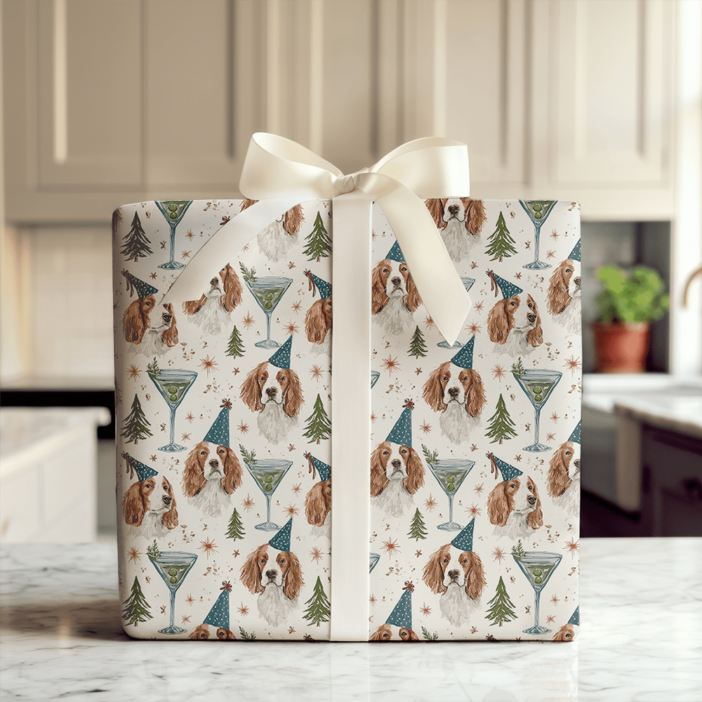 Cheers to the Brittanys - Wrapping Paper - Aspen & Arlo