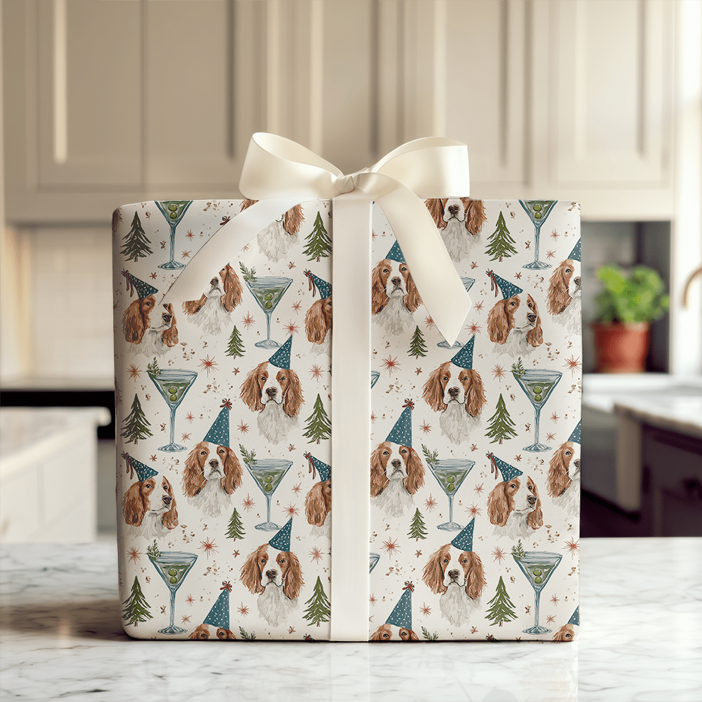 Cheers to the Brittanys - Wrapping Paper - Aspen & Arlo