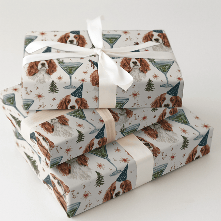 Cheers to the Brittanys - Wrapping Paper - Aspen & Arlo