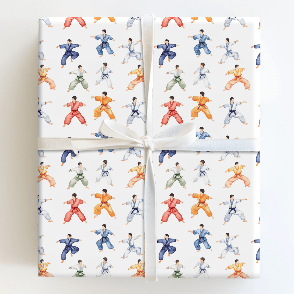 Martial Motion - Wrapping Paper - Aspen & Arlo
