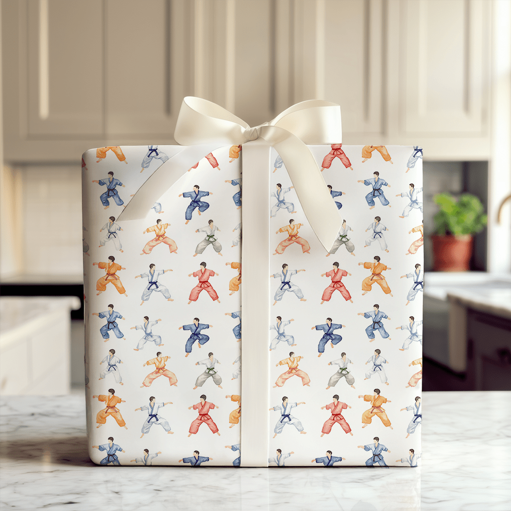 Martial Motion - Wrapping Paper - Aspen & Arlo