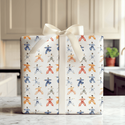 Martial Motion - Wrapping Paper - Aspen & Arlo