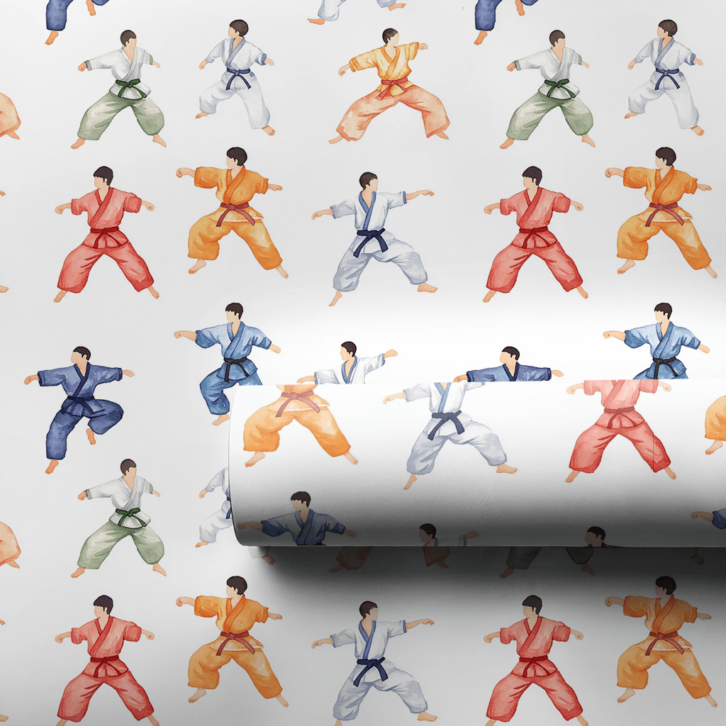 Martial Motion - Wrapping Paper - Aspen & Arlo