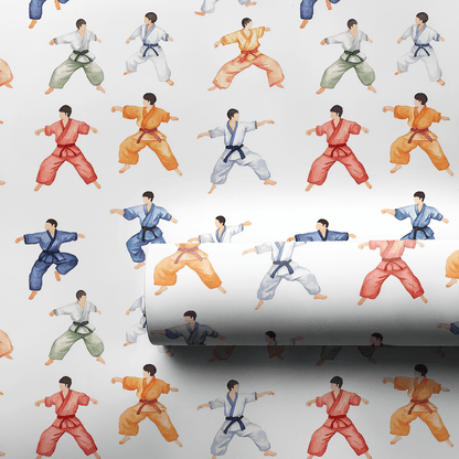 Martial Motion - Wrapping Paper - Aspen & Arlo