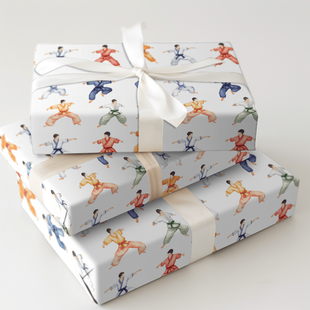 Martial Motion - Wrapping Paper - Aspen & Arlo