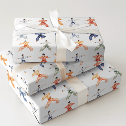 Martial Motion - Wrapping Paper - Aspen & Arlo