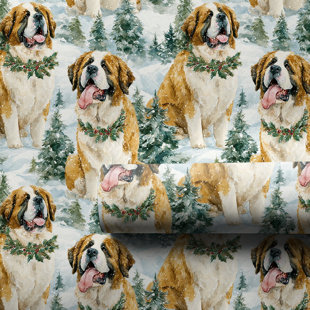 Snow Day for St. Bernard