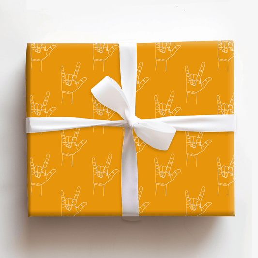 Love is Gold - Wrapping Paper - Aspen & Arlo