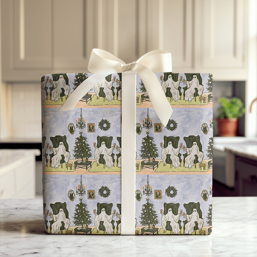 Spirits by the Tree - Wrapping Paper - Aspen & Arlo