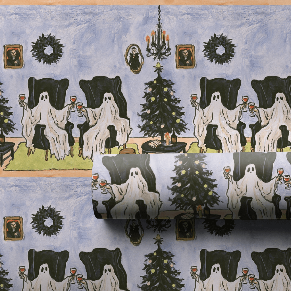 Spirits by the Tree - Wrapping Paper - Aspen & Arlo
