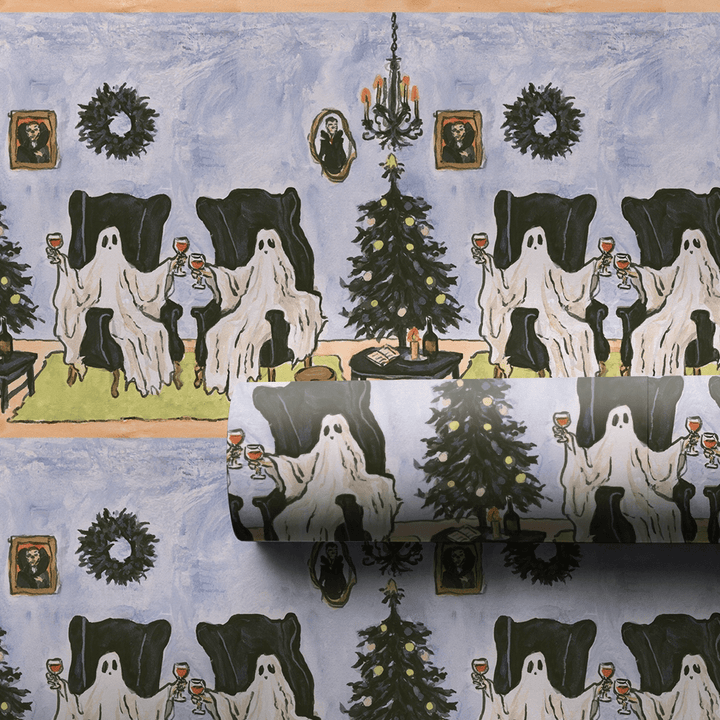 Spirits by the Tree - Wrapping Paper - Aspen & Arlo