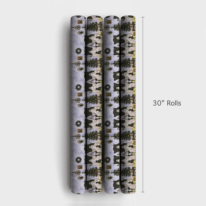 Spirits by the Tree - Wrapping Paper - Aspen & Arlo