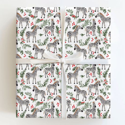 Zig Zag Holly - Wrapping Paper - Aspen & Arlo