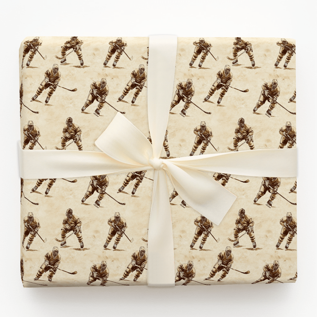 Power Play Sticks - Wrapping Paper - Aspen & Arlo