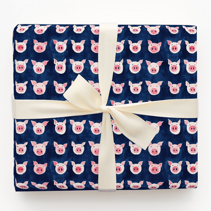 Blue Farm - Wrapping Paper - Aspen & Arlo