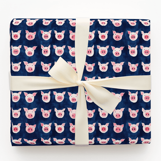 Blue Farm - Wrapping Paper - Aspen & Arlo
