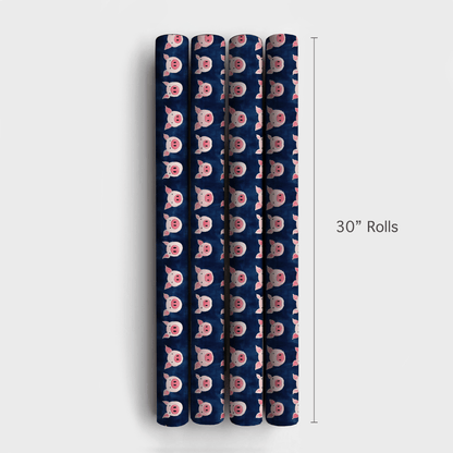 Blue Farm - Wrapping Paper - Aspen & Arlo