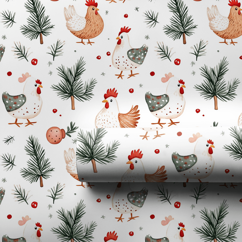 Don't Be a Chicken - Wrapping Paper - Aspen & Arlo