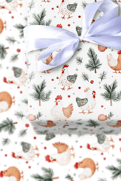 Don't Be a Chicken - Wrapping Paper - Aspen & Arlo