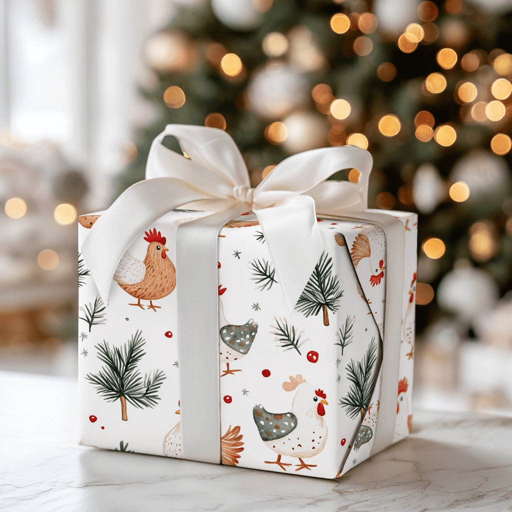 Don't Be a Chicken - Wrapping Paper - Aspen & Arlo