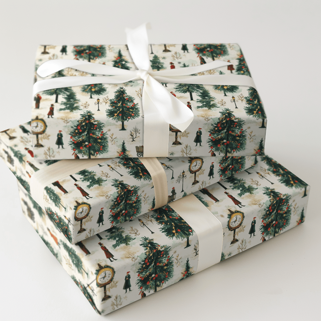 Vintage Time - Wrapping Paper - Aspen & Arlo