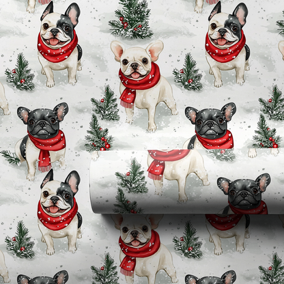 Snow Day for Frenchies - 1 Roll