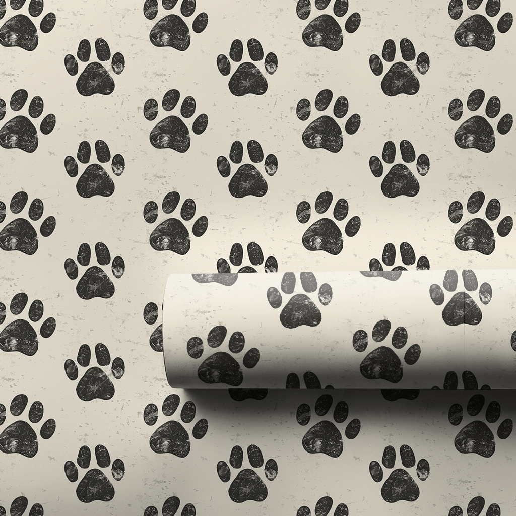 Paws on Paws - Wrapping Paper - Aspen & Arlo
